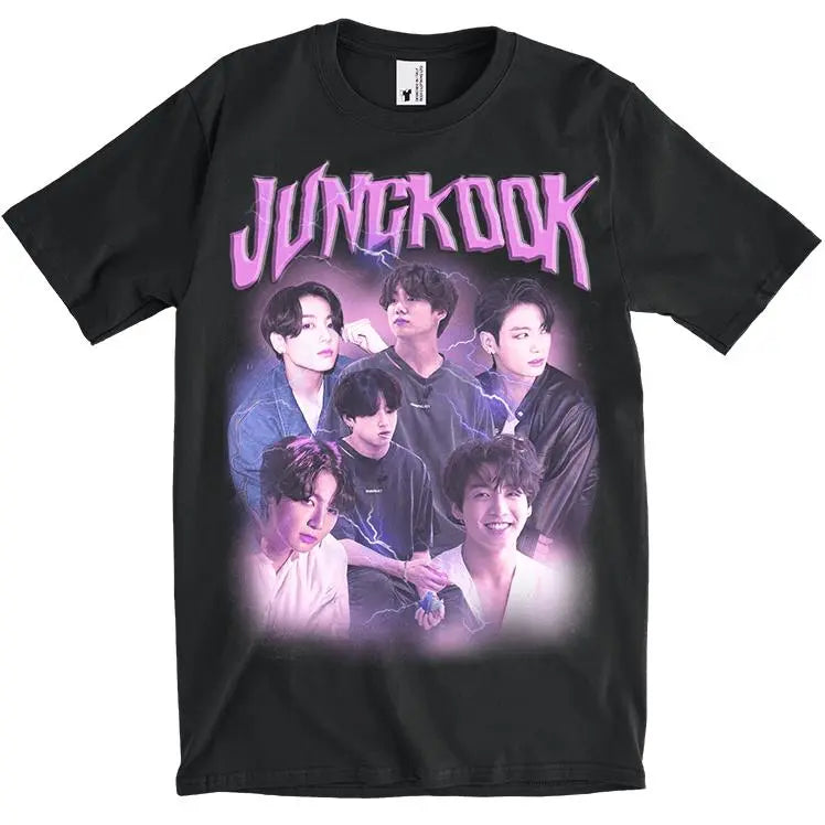 BTS Jungkook Shirt - Black Teex
