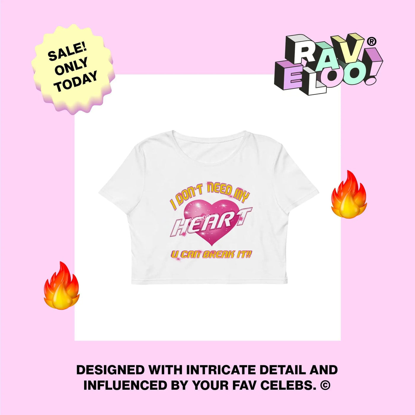 I don't need my heart  Cropped T-Shirt, Retro Cherries Crop Top, crop top, y2k aesthetic, y2k clothes, y2k aesthetic top, collared shirt Printify