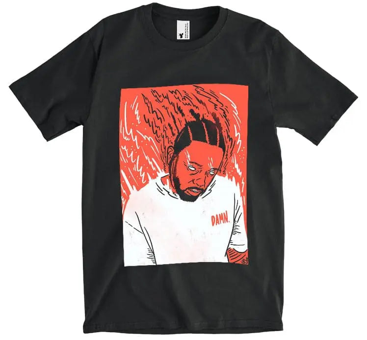 Kendrick lamar Damn Black Shirt Teex