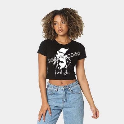 One Direction as Twilight crop top, baby tee, y2k styl