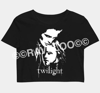 One Direction as Twilight crop top, baby tee, y2k styl