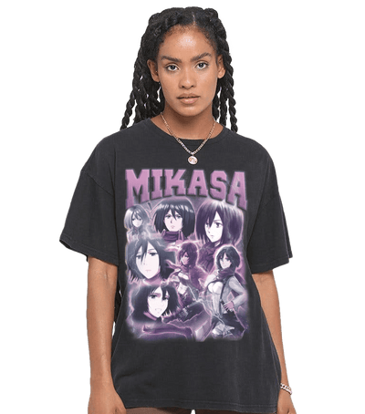 Mikasa Ackerman Tee - Black