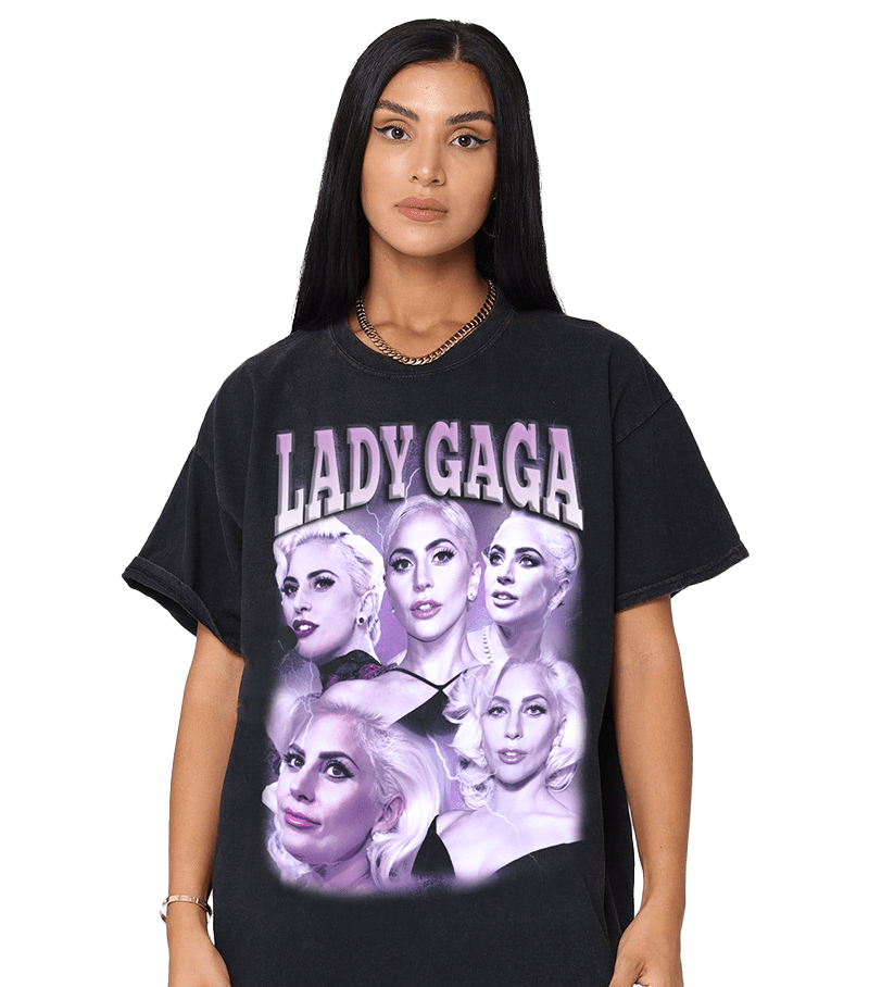 Lady Gaga Tee - Black