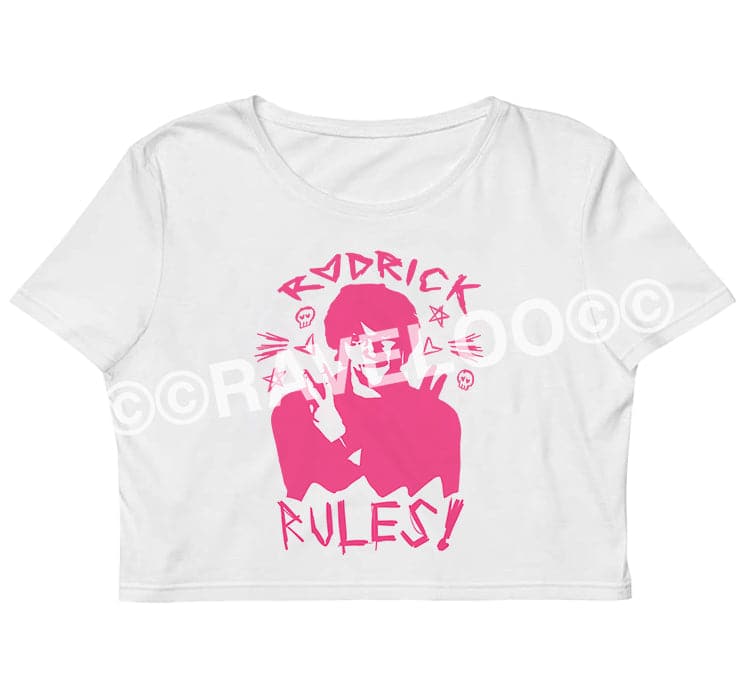 Rodrick Rules! y2k Black Baby shirt, Rodrick Rules T-shirt white crop top , crop top