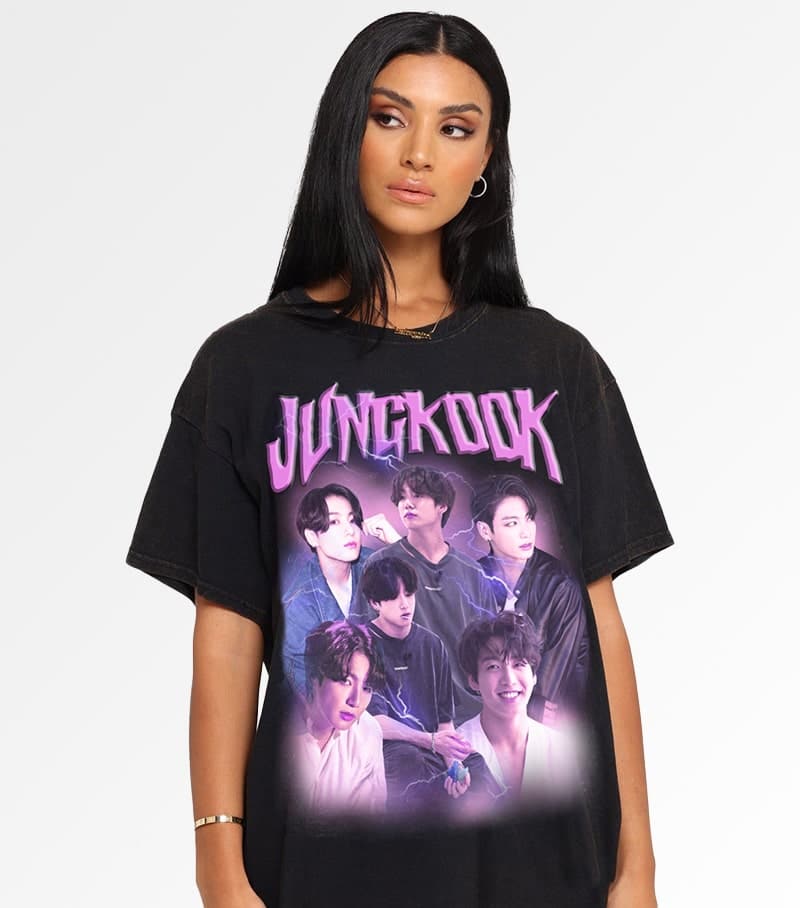 BTS Jungkook Shirt - Black
