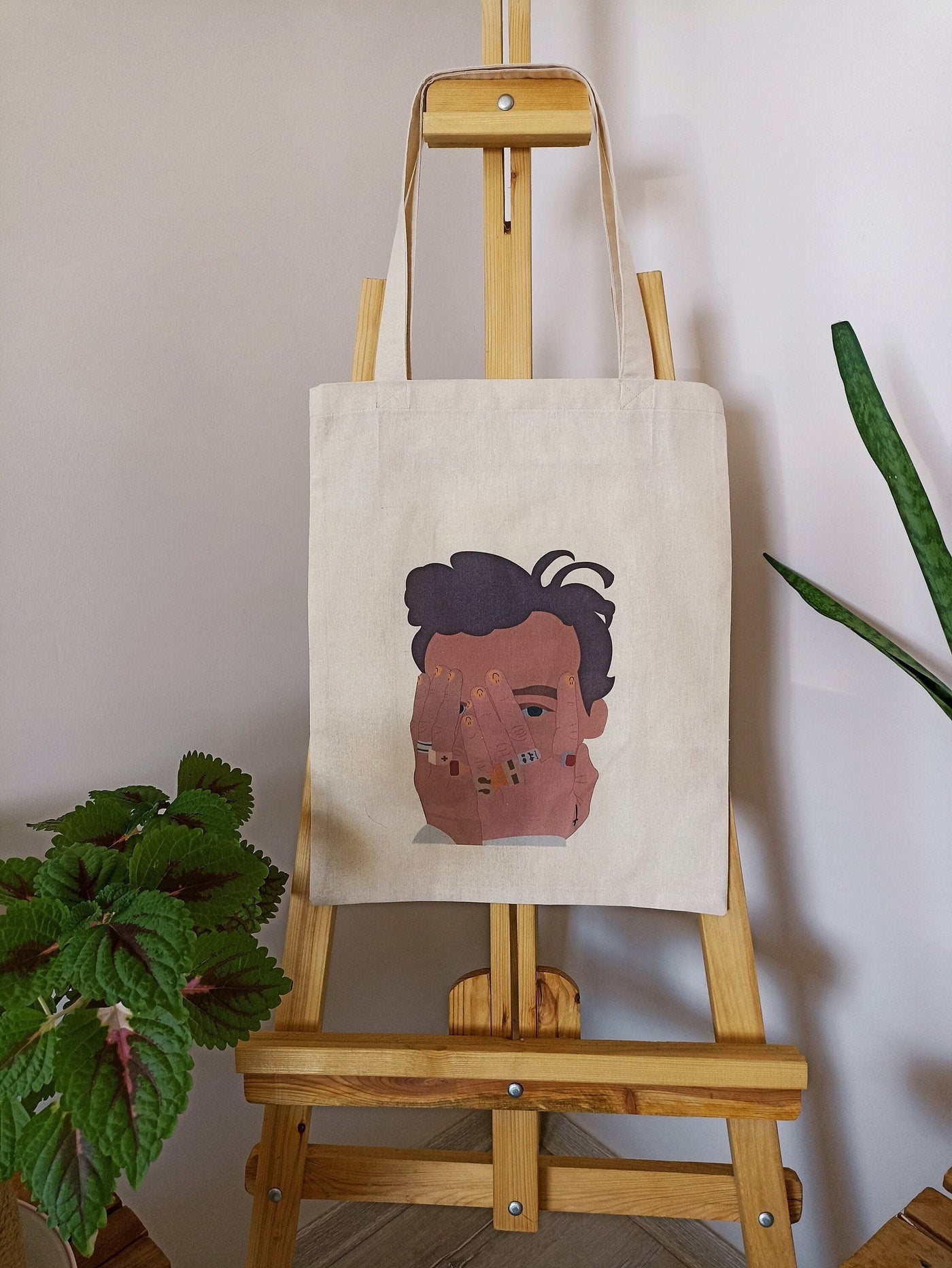 Harry Styles Vogue Tote Bag, Illustration Tote, Harry Styles Merch, Harry Styles Purse Bag
