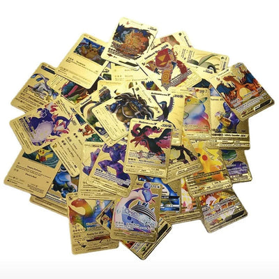 Pokemon Gold Silver 54 Card Starter Pack Shiny Charizard Plastic Deck