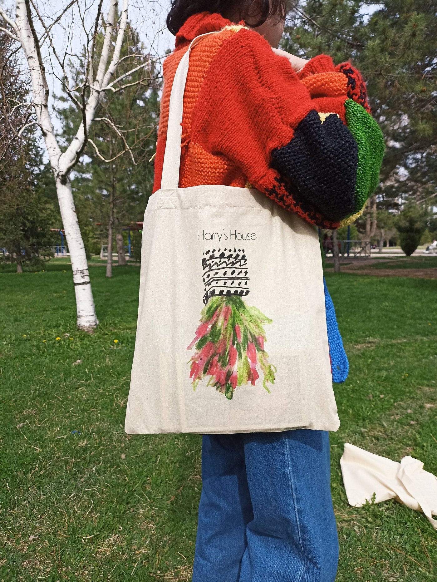 Harry's House Tote Bag, Harry Styles Flower Tote Bag, Harry Styles Merch, Harry Styles Love On Tour Tote Bag, As it Was