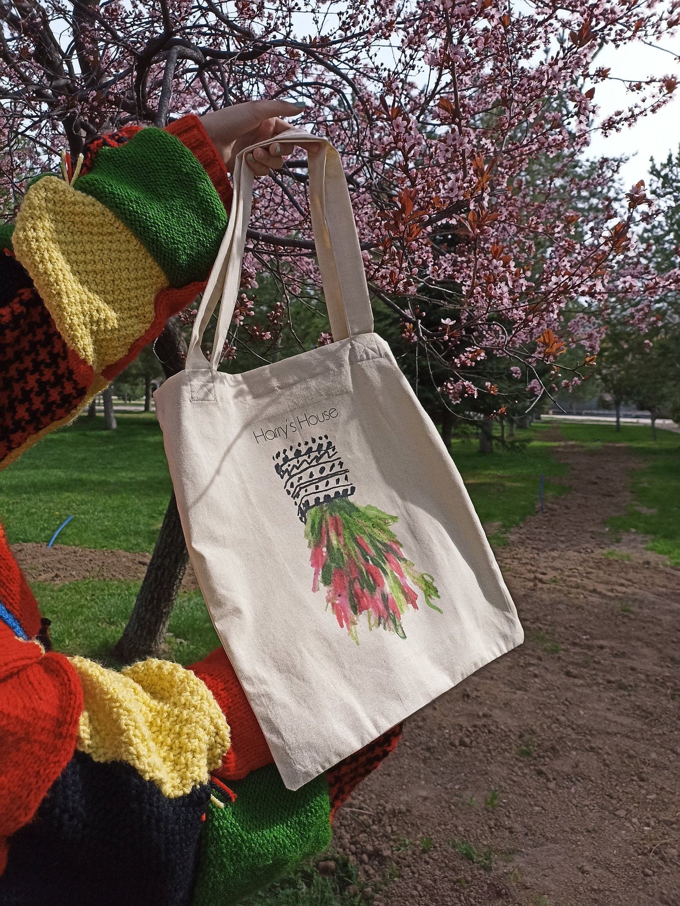 Harry's House Tote Bag, Harry Styles Flower Tote Bag, Harry Styles Merch, Harry Styles Love On Tour Tote Bag, As it Was