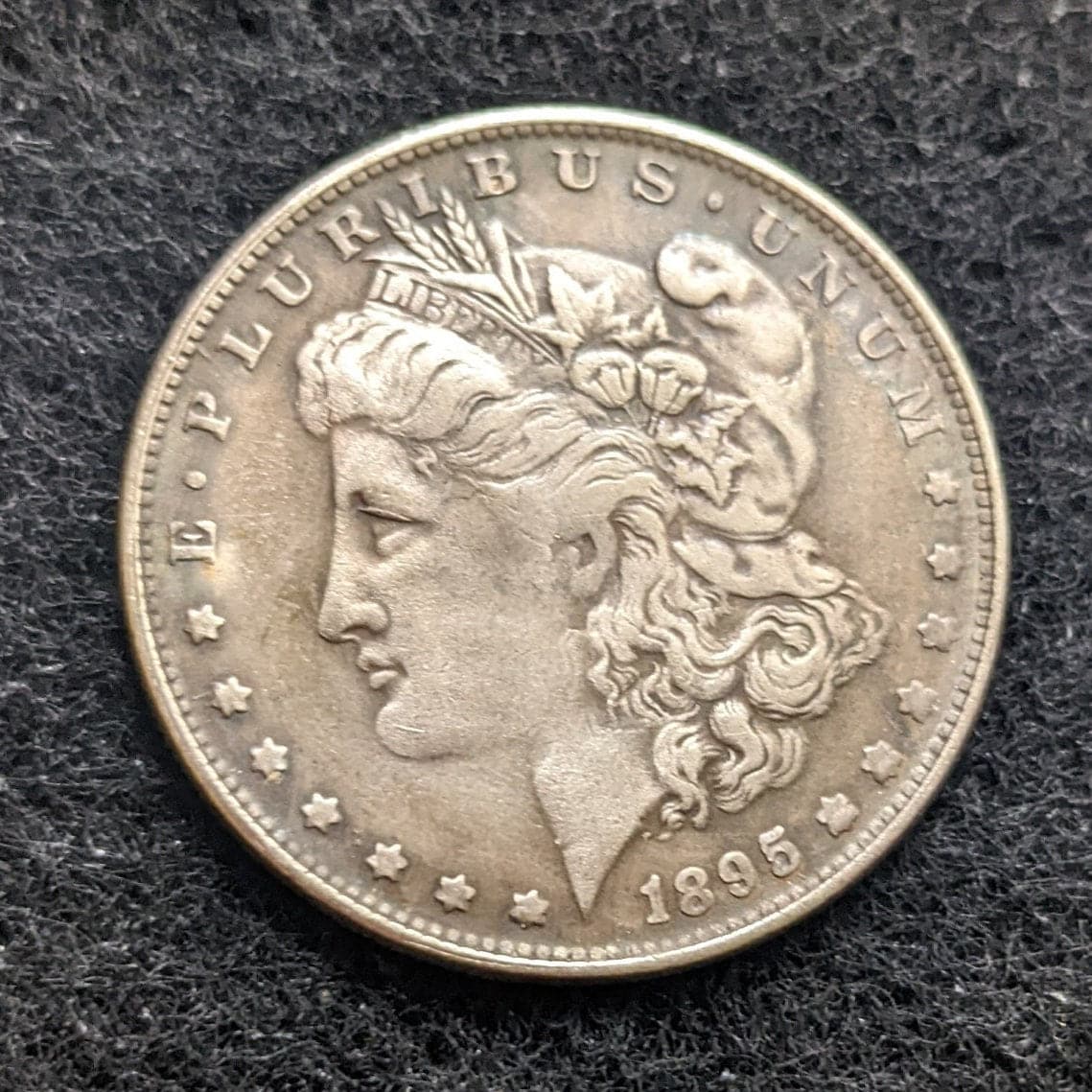 Morgan Silver Dollar 1895 O Key Date Beautiful Patina United States Commemorative Coin