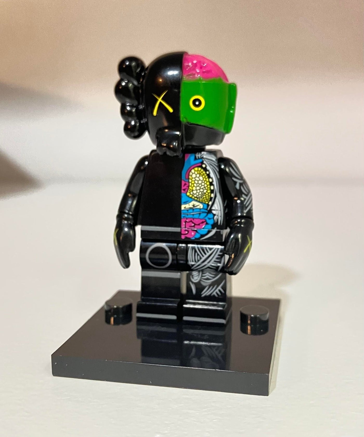 KAWS Minifigure Lego Compatible Custom Minifig Anatomy Companion Building Block Toy