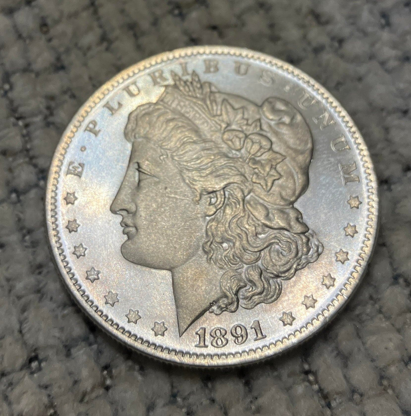 Morgan Silver Dollar 1891 CC Coin Commemorative Collectors Carson City Key Date